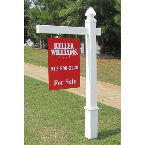 4EverProducts Essex Real Estate Sign Holder Post | Wayfair