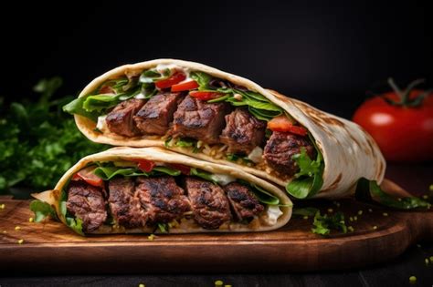 Premium AI Image | Tasty grilled Turkish kebab