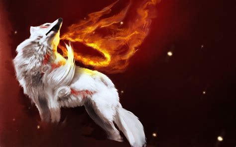 Fire Wolf Wallpapers - Wallpaper Cave