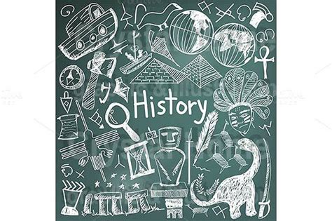 History education blackboard doodle | Doodle icon, History icon ...