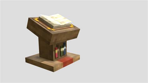 Minecraft Lectern - 3D model by sadselfmusic [5fca704] - Sketchfab