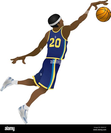 Basketballer player Stock Vector Images - Alamy