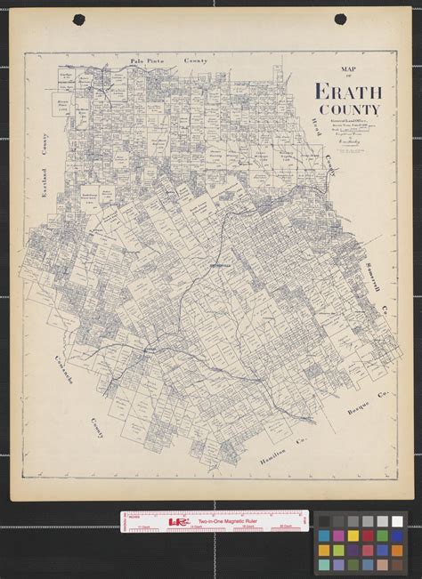 Map of Erath County. - The Portal to Texas History