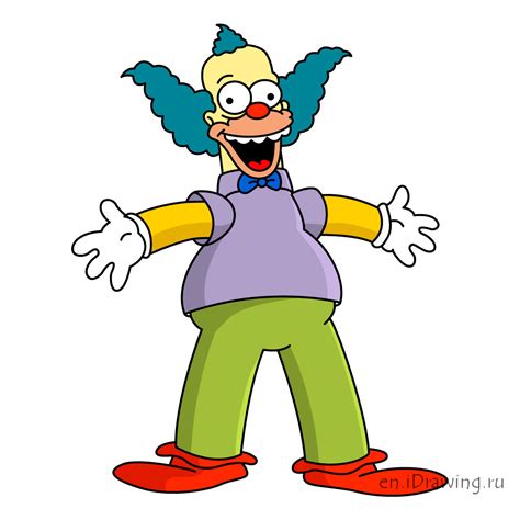 Krusty The Clown Drawing at GetDrawings | Free download