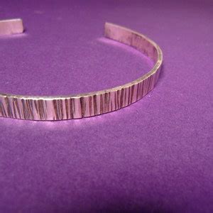 Sterling Silver Cuff Hammered Silver Cuff Mens Hammered - Etsy