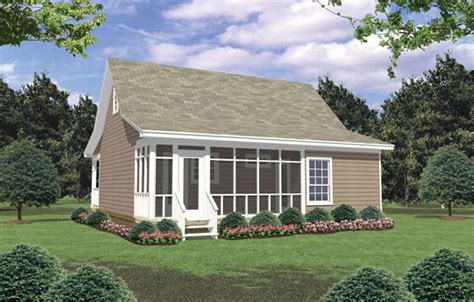 Southern Plan: 800 Square Feet, 2 Bedrooms, 1 Bathroom - 348-00252