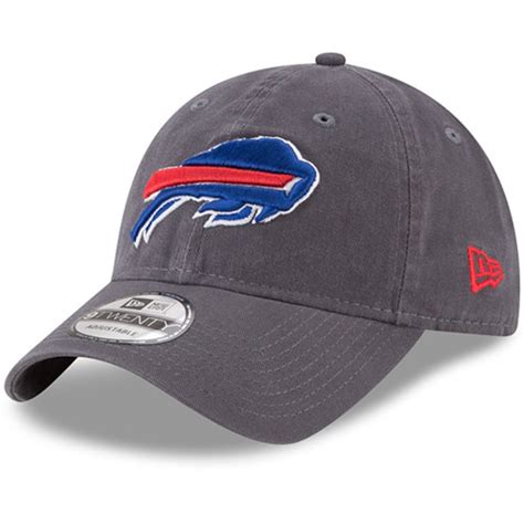 Men's Buffalo Bills New Era Graphite Core Classic Team Logo 9TWENTY ...