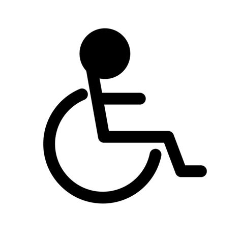 Wheelchair sign. Disability sign. Vector. 26728607 Vector Art at Vecteezy