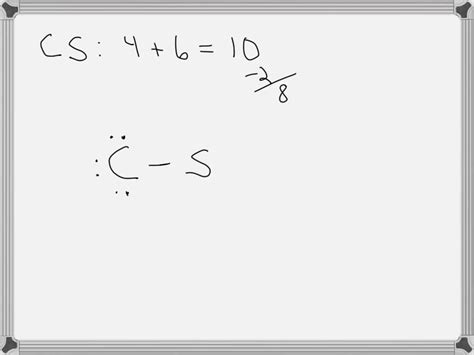 Draw The Lewis Structure For A Carbon Monosulfide Cs Molecule