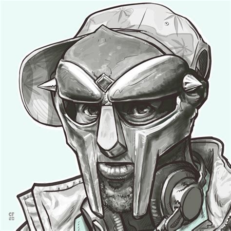 MF DOOM. Digital illustration, by me. : r/mfdoom