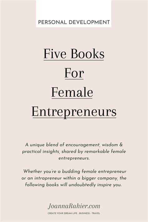 5 Best Books For Female Entrepreneurs