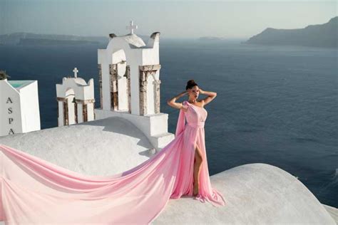 Santorini: Flying Dress Photo Shoot | GetYourGuide