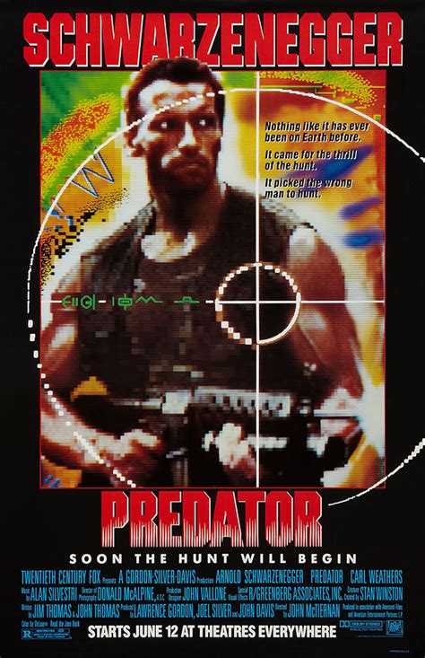 Vintage Predator Movie Poster Wall Art Prints & Pictures on Canvas Au