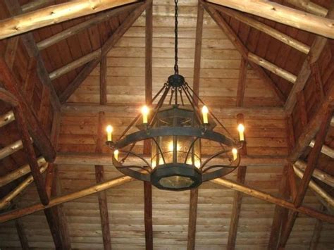 round rustic chandelier chandelier mesmerizing rustic wrought iron farmhouse round bla ...