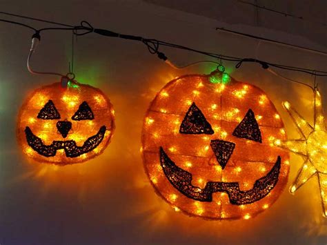 led Halloween pumpkin decoration lights for festive party decoration