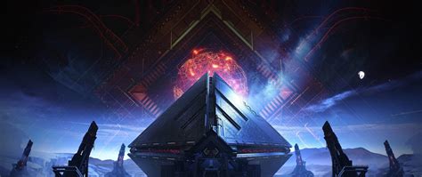 Download wallpaper 2560x1080 destiny 2: warmind, video game, pyramids, dual wide 2560x1080 hd ...