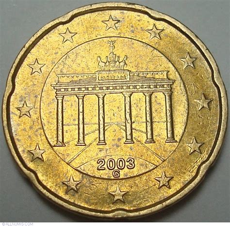 20 Euro Cent 2003 G, Euro (2002-present) - Germany - Coin - 29208