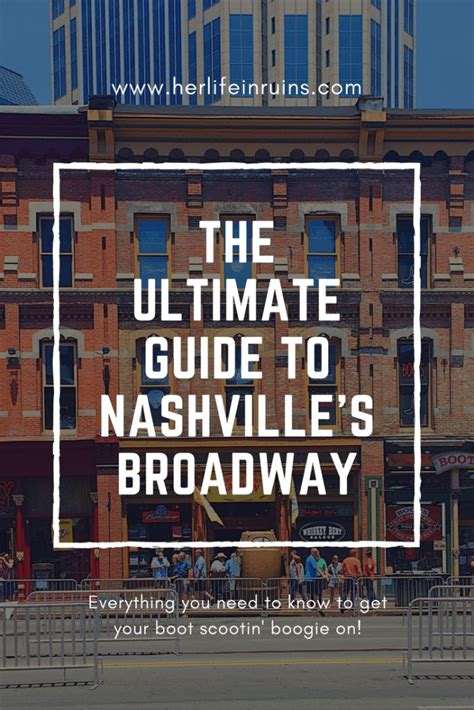 The Ultimate Guide to Nightlife on Nashville's Broadway - Her Life in ...