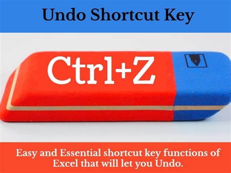 Undo Redo Shortcuts Key in Excel | Top 5 Ways to Undo Last Action Quickly