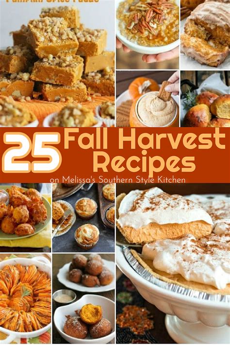 25 Fantastic Fall Harvest Recipes - melissassouthernstylekitchen.com