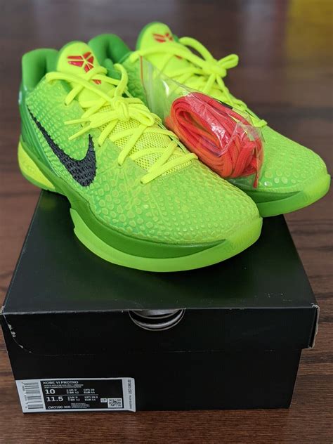 【ありがとう】 NIKE - 28 NIKE KOBE Ⅵ PROTRO GRINCH CW2190-300の通販 by かじづか's ...