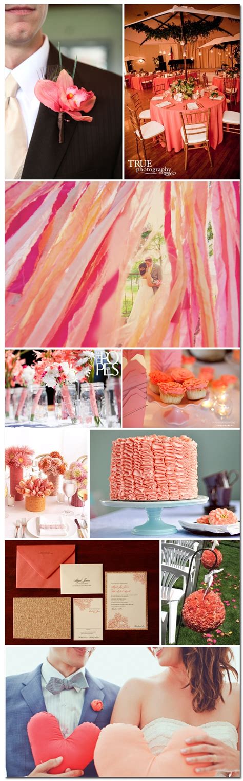 I adore the streamers in this inspiration board. Apparently coral is the hot color for spring ...