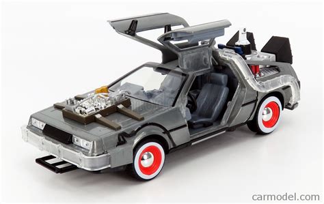 JADA 32166 Scale 1/24 | DE LOREAN TIME MACHINE - BACK TO THE FUTURE 3 - RITORNO AL FUTURO 3 SILVER