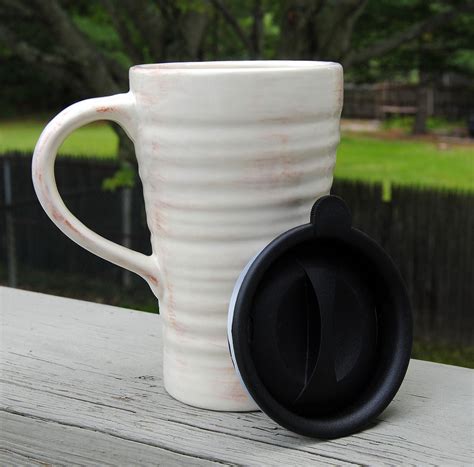 Ceramic Travel Mug with a lid
