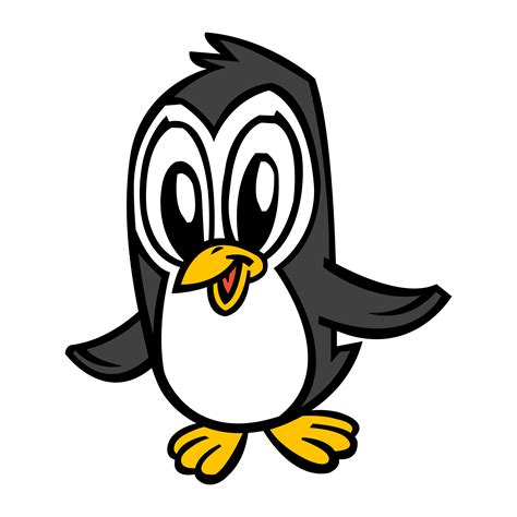 Penguin cartoon illustration 540484 Vector Art at Vecteezy