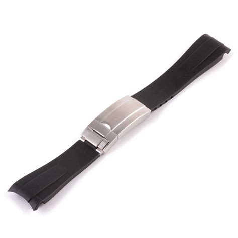 Rolex - Rubber integrated watch band (black, brown, grey, blue ...