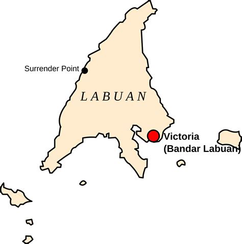 Download Labuan Island Map Malaysia | Wallpapers.com