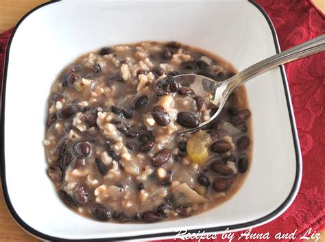 Black Bean and Rice Soup - 2 Sisters Recipes by Anna and Liz