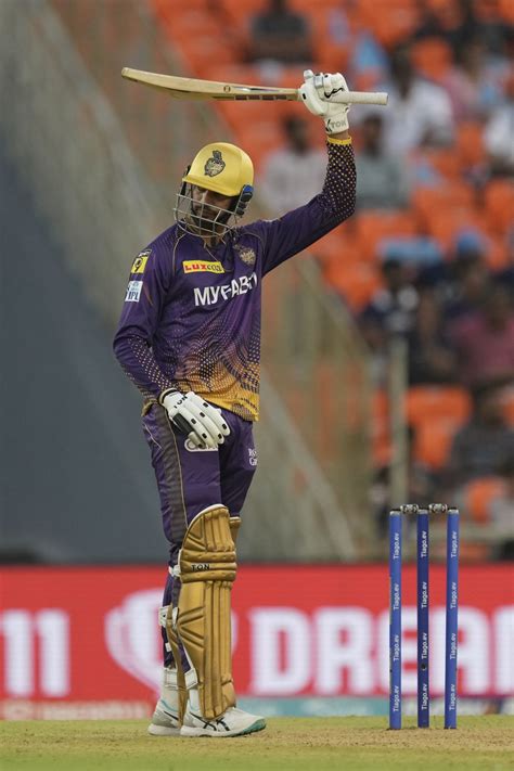 Venkatesh Iyer hit a quick half-century to lead Knight Riders' batting ...