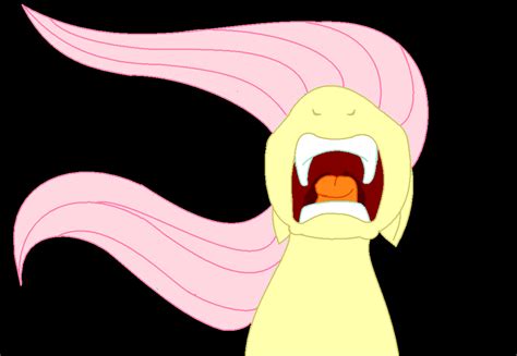 Screaming Fluttershy by cdla on DeviantArt