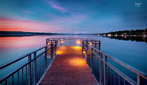 The Pier At Skaneateles Lake Photograph by Scott Reyes