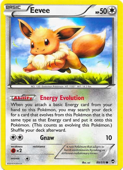 Eevee -- Furious Fists Pokemon Card Review | PrimetimePokemon's Blog