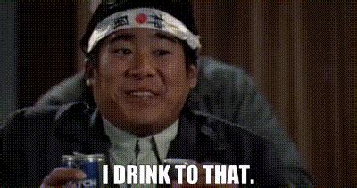 YARN | I drink to that. | Revenge of the Nerds (1984) | Video gifs by ...