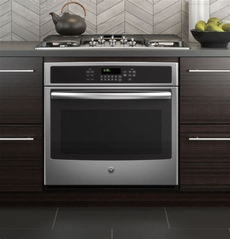 GE 30" Stainless Steel Electric Single Wall Oven - Convection Wall Oven Kitchen, Gas Wall Oven ...