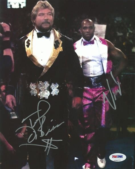 The Million Dollar Man Ted DiBiase & Virgil Signed WWE 8x10 Photo PSA ...