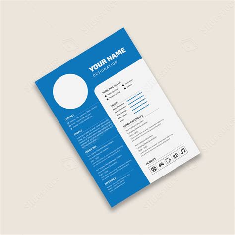 Resume Cv Form Document Work Professional Modern Word Template And Google Docs For Free Download