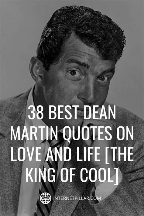 a man wearing a suit and tie with the caption, 38 best dean martin ...