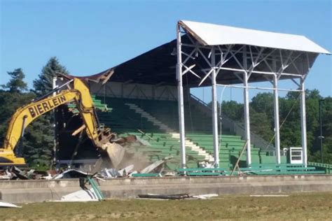 Ingham County Fair Grandstands Come Down