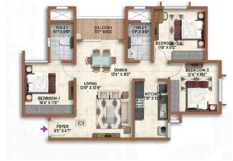 Prestige Finsbury Park Regent Floor Plan Gummanahalli, Bangalore