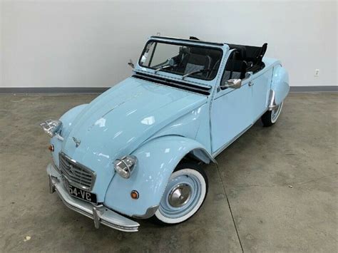 1967 Citroen 2CV Azelle Convertible 14172 Miles Blue Convertible Manual ...