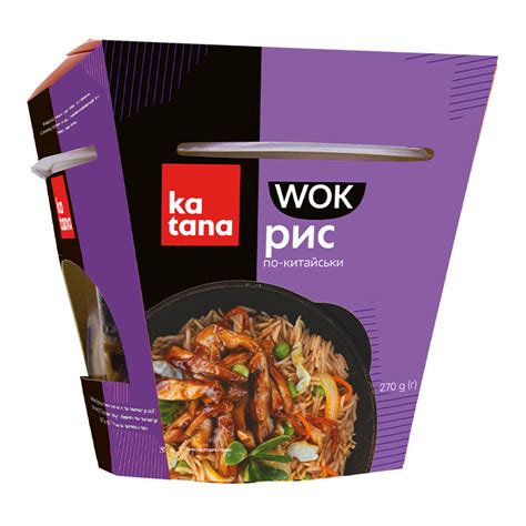 WOK rice in Chinese, 270 g - Ready meals Katana