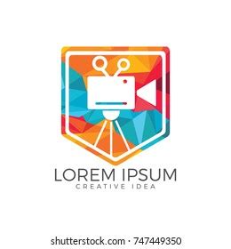 Film Movie Camera Logo Design Stock Vector (Royalty Free) 747449350 | Shutterstock