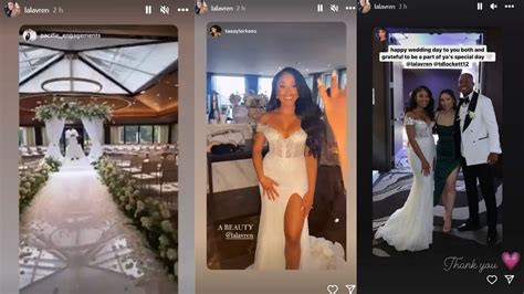 IN PHOTOS: Tyler Lockett's wife Lauren shares breathtaking wedding photos with Seahawks WR