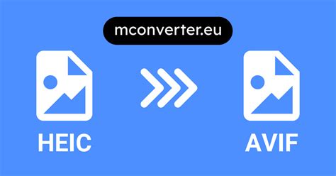 HEIC to AVIF Converter • Online & Free • MConverter