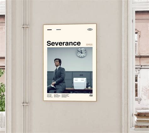 Severance Movie Poster, Severance Poster, Severance Print, Minimalist Movie Poster, Vintage ...