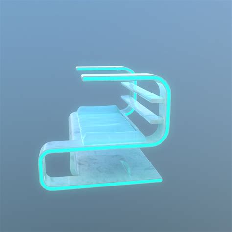 Sci-Fi style Bed 3D Model $5 - .3ds .unknown .dae .fbx .obj .blend - Free3D